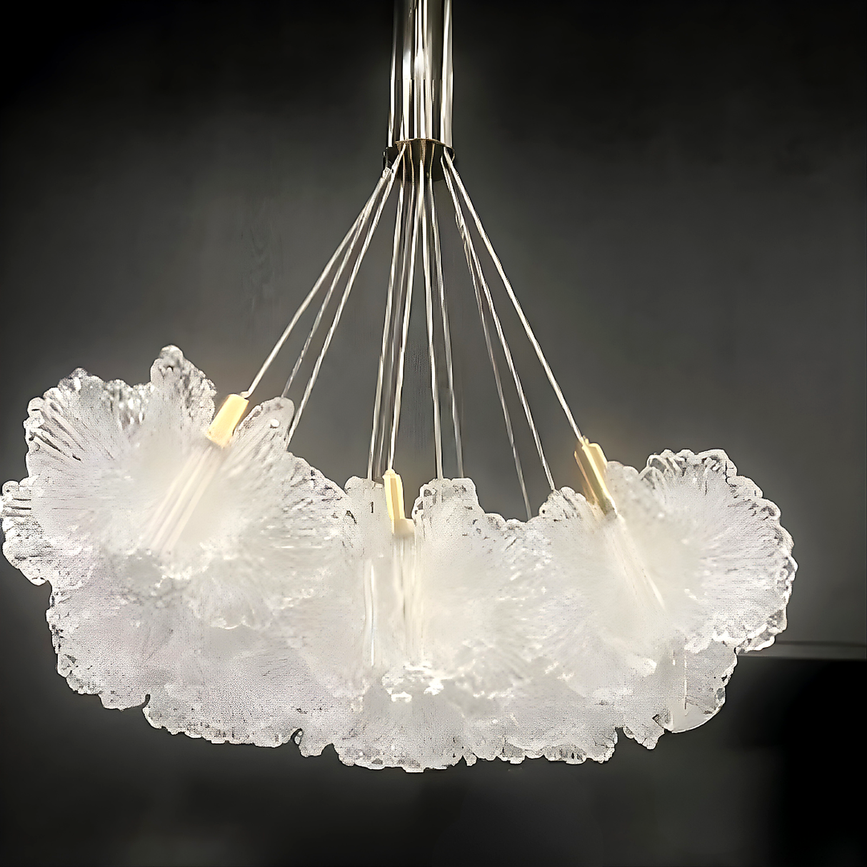 30081'' 19-Light Gold Chandelier, 80cm