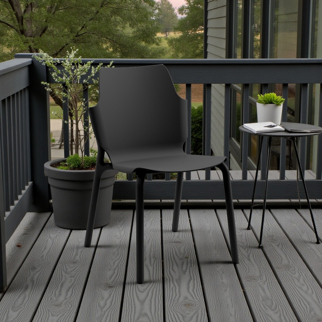 FY-880B'' AURA Chair, Black Finish