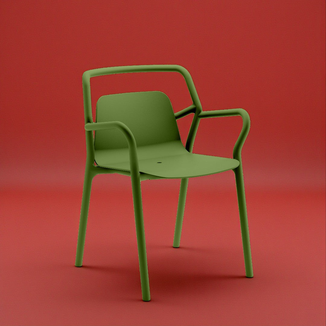 FY-810A'' AURA Chair, Parfait Green Finish