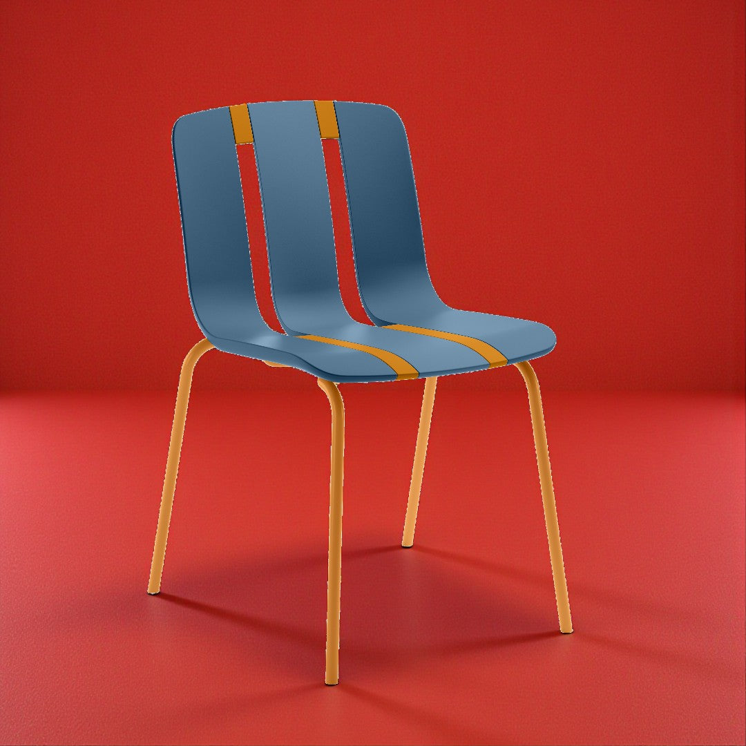 FY-830A'' AURA Chair, Royal Blue Finish