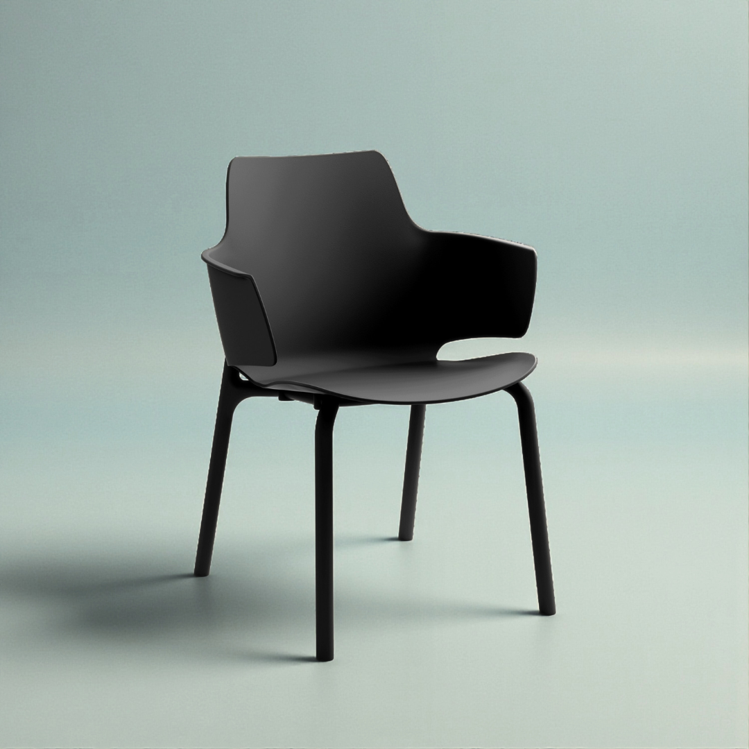 FY-880A'' AURA Chair, Black Finish