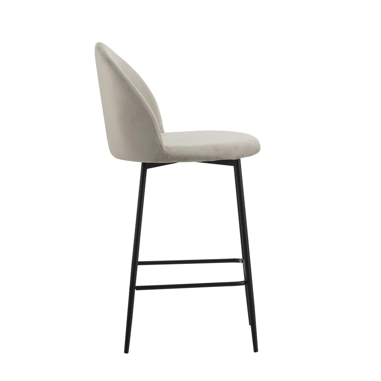 Modern Velvet Bar Chair H80 - JassourCo.