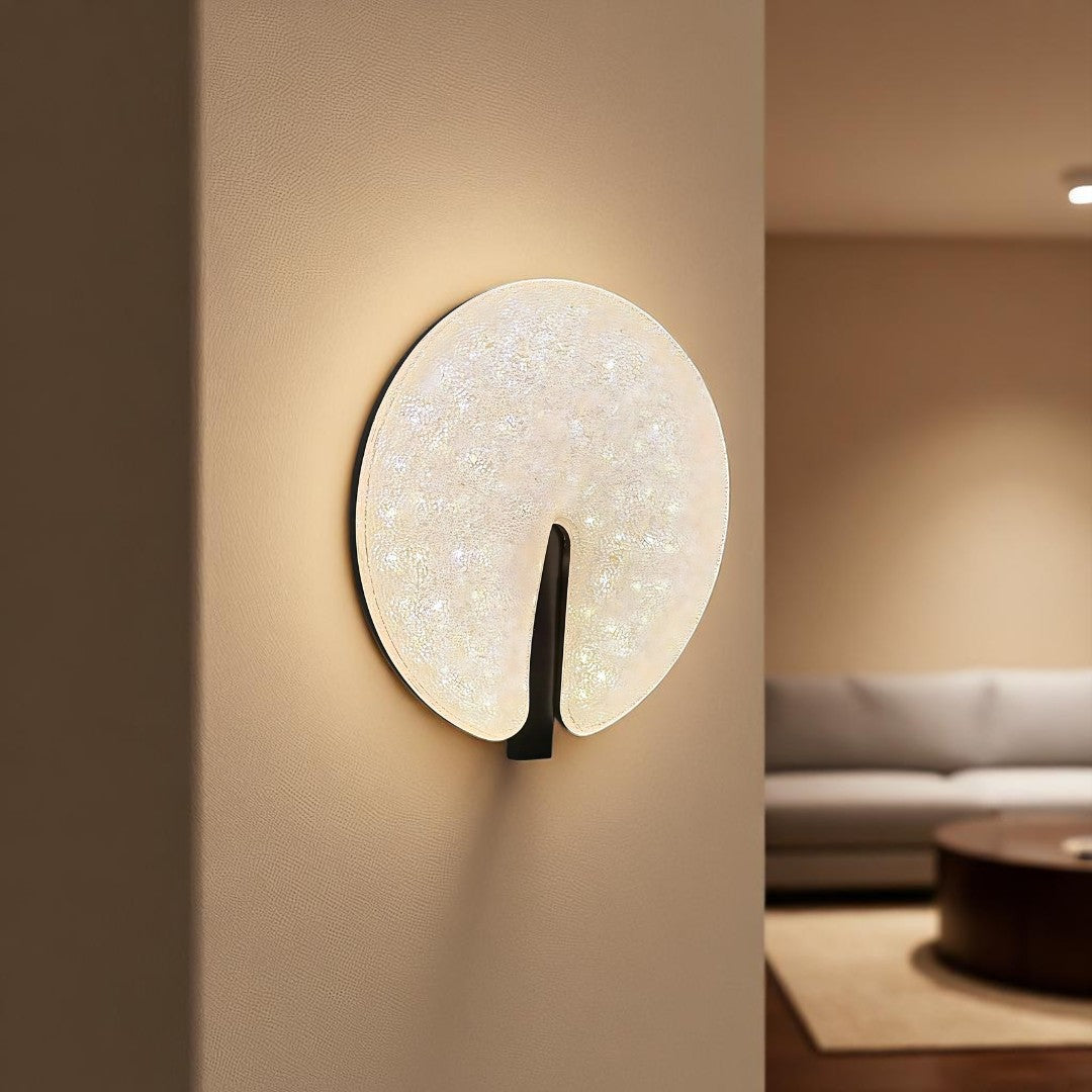 Leaf'' Led Wall Light, Brown Finish - JassourCo.
