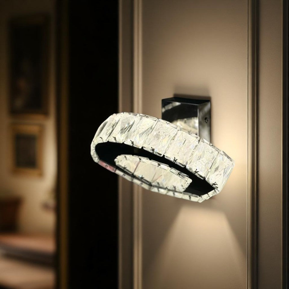 2815-1 LED Wall Light, Chrome Finish - JassourCo.