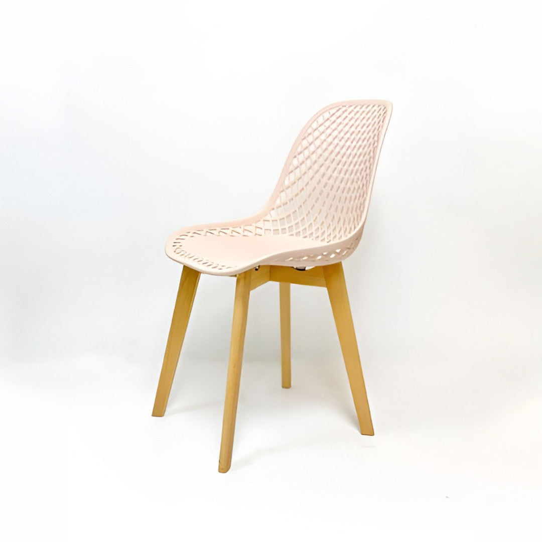 GC-97 Plastic Chair Set, Pink Finish - JassourCo.