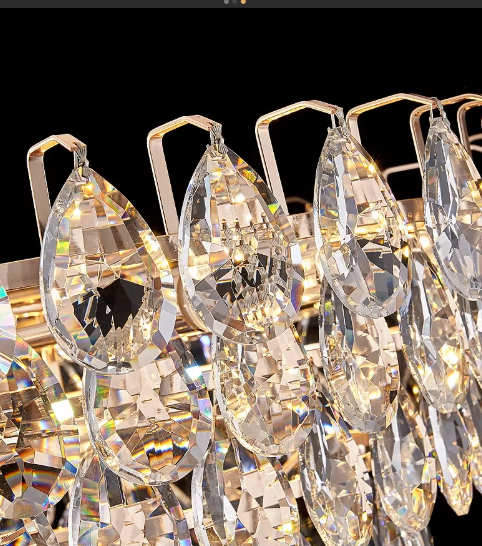 8922/600'' 8 Light Gold Chandelier, 60cm - JassourCo.