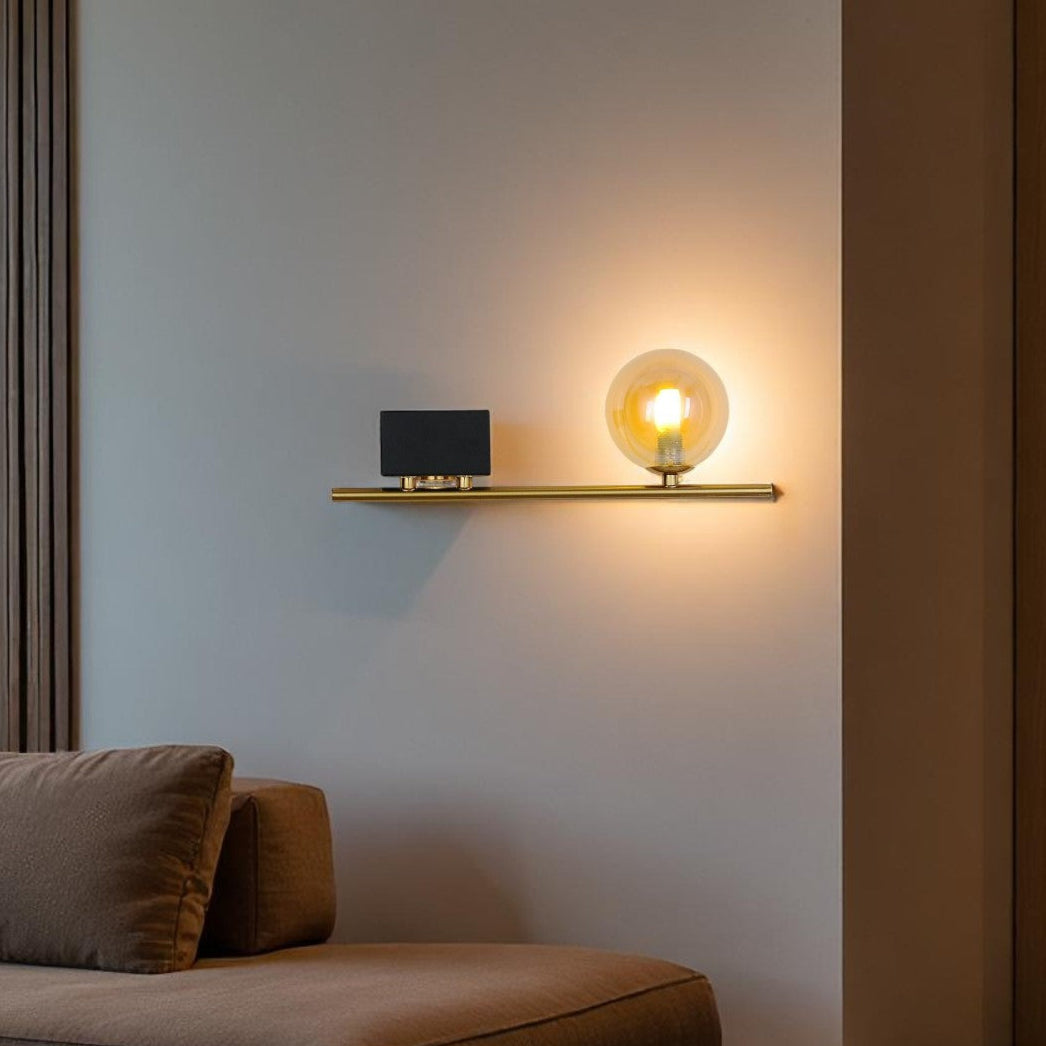 39171 Led Wall Light, Gold Finish - JassourCo.