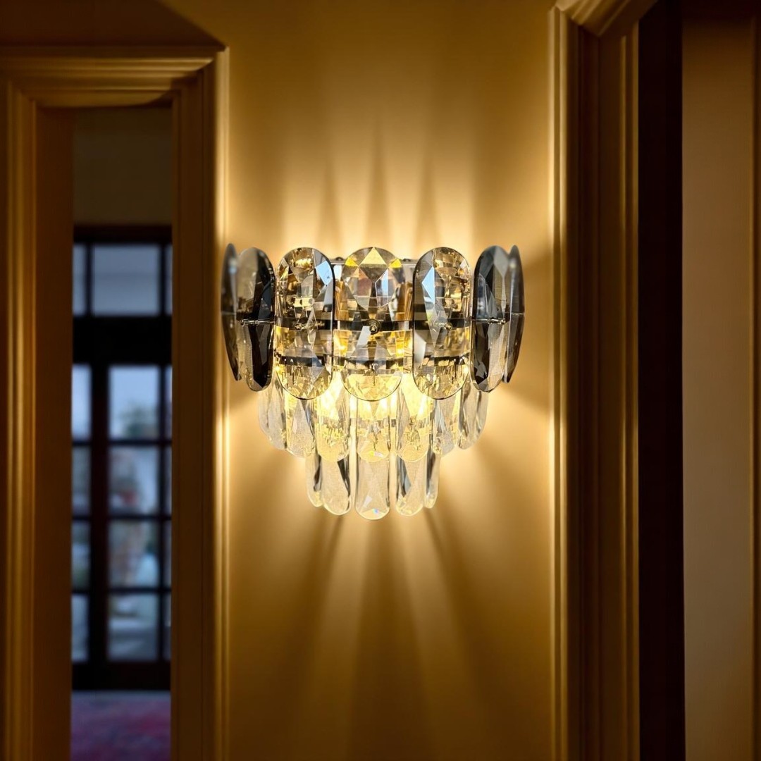 8797/2'' 2 Light Wall Fixture, Gold Finish - JassourCo.