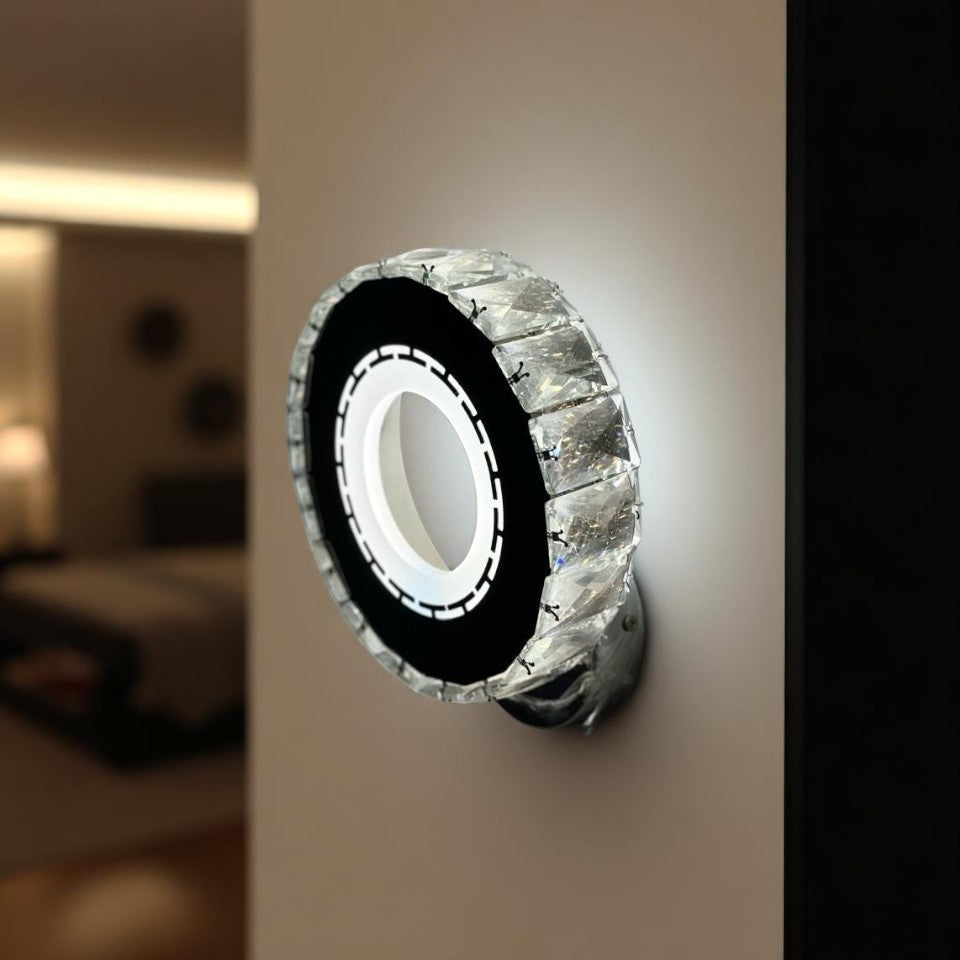 9882-1 LED Wall light, Chrome Finish - JassourCo.