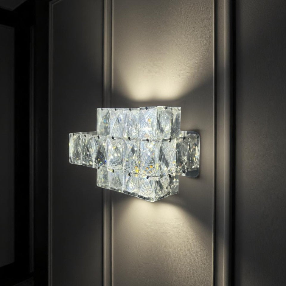 2811-3 Led wall Light, Chrome Finish - JassourCo.