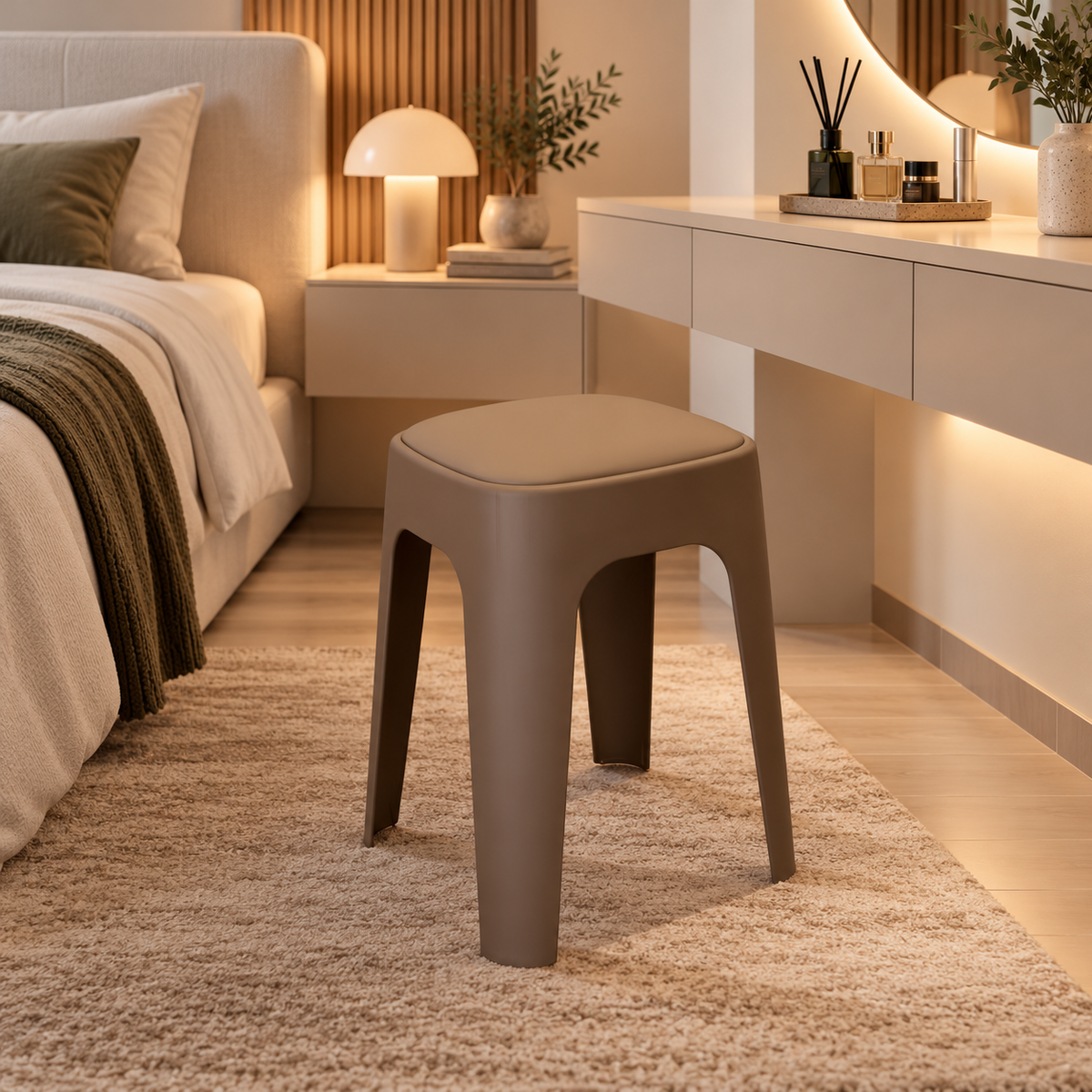 DZ-950 Modern Brown Stool 48*32cm