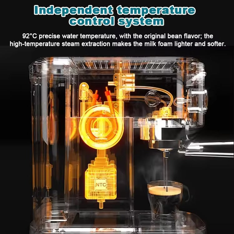 HC1103MD'' Coffee Machine, Silver Finish