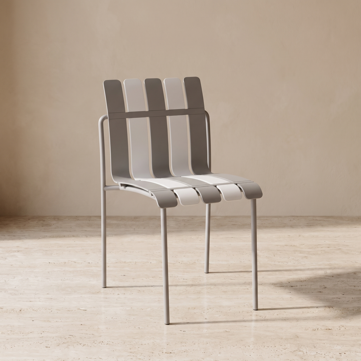 FY-860'' AURA Chair, Neutral Grey & Snowflak Finish