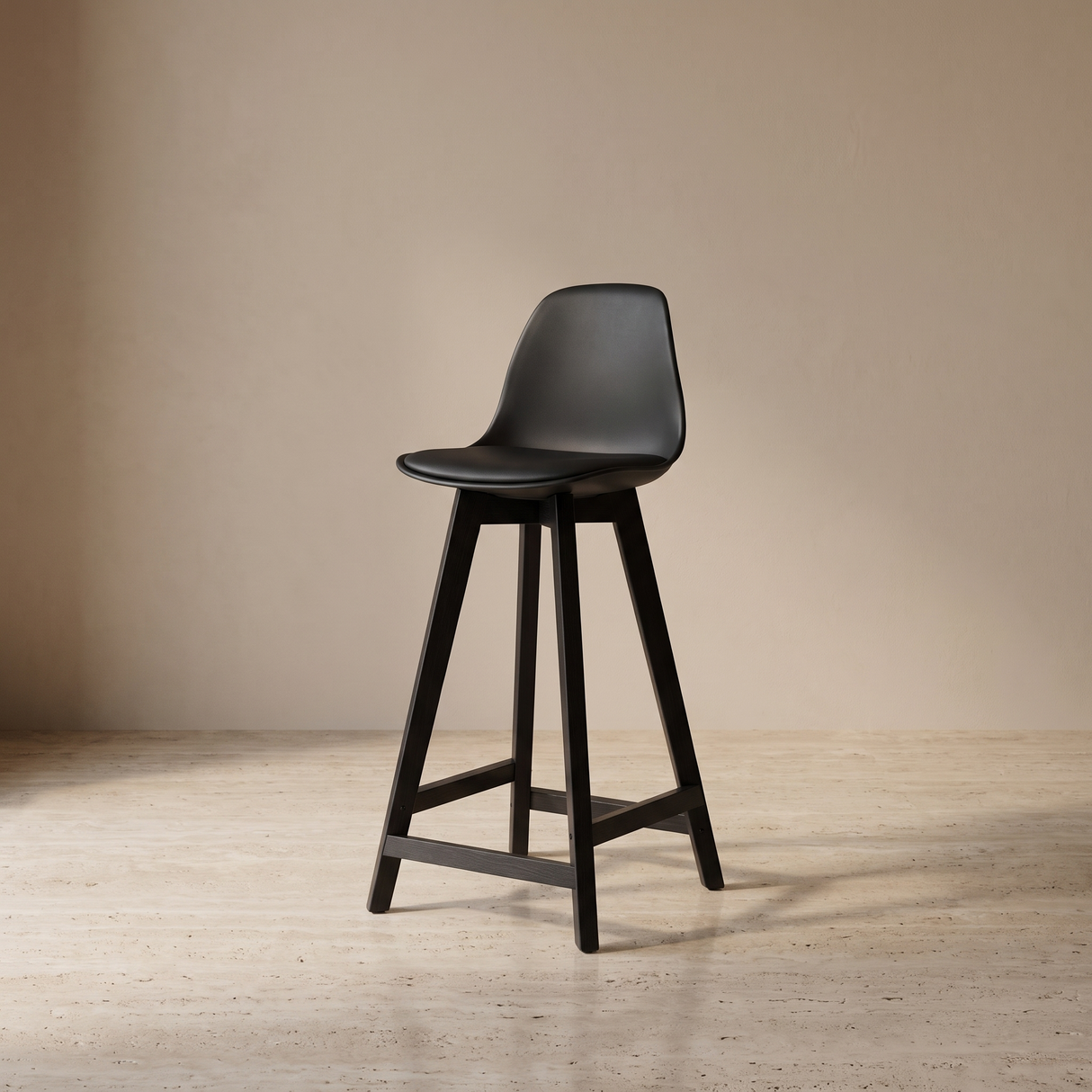 FY-910'' Bar Stool, Black Finish