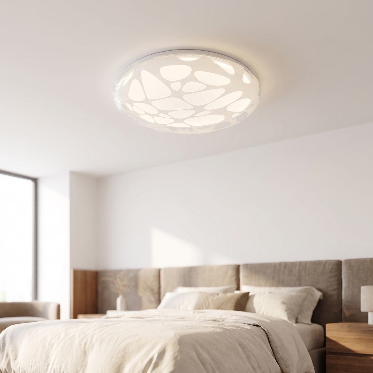XS-726/450'' Led Ceiling Light, White Finish
