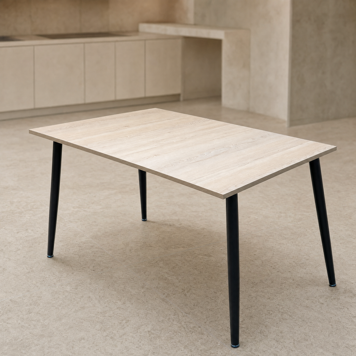 Modern Light Wood Dining Table 120*80 cm