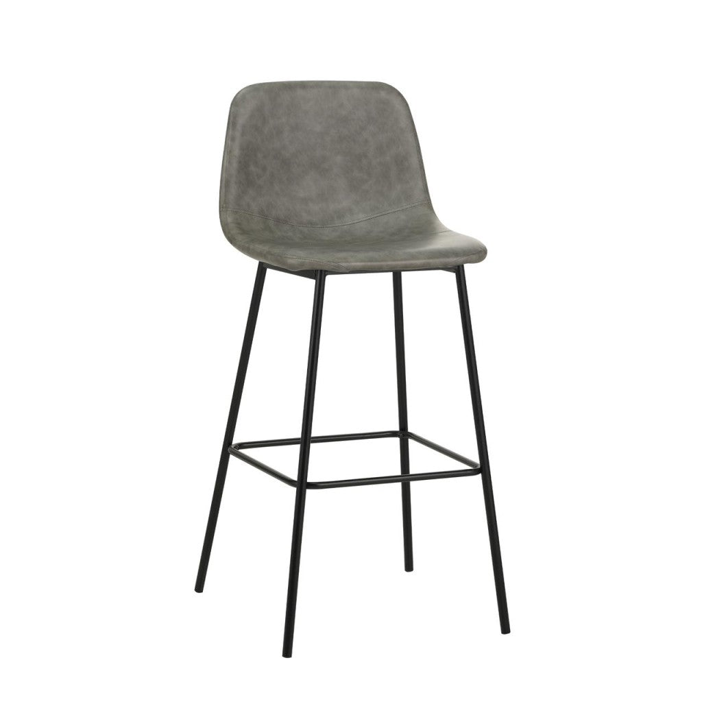 Stylish Faux Leather Bar Chair F19 - JassourCo.
