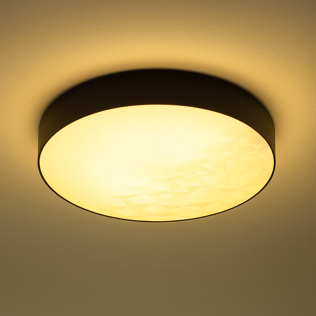 XS-733/450'' Led Ceiling Light, Black Finish