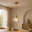 X-246 1 Light Pendant Fixture, Gold Finish - JassourCo.
