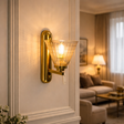 B9116-1'' 1 Light Fixture, Gold Finish - JassourCo.