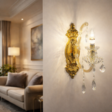 9006/1W'' 1 Light Fixture, Gold Finish - JassourCo.