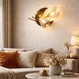 B9158-2'' 2 Lights Wall Fixture, Gold Finish - JassourCo.