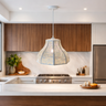 X005-WH'' Pendant Light, White Finish - JassourCo.