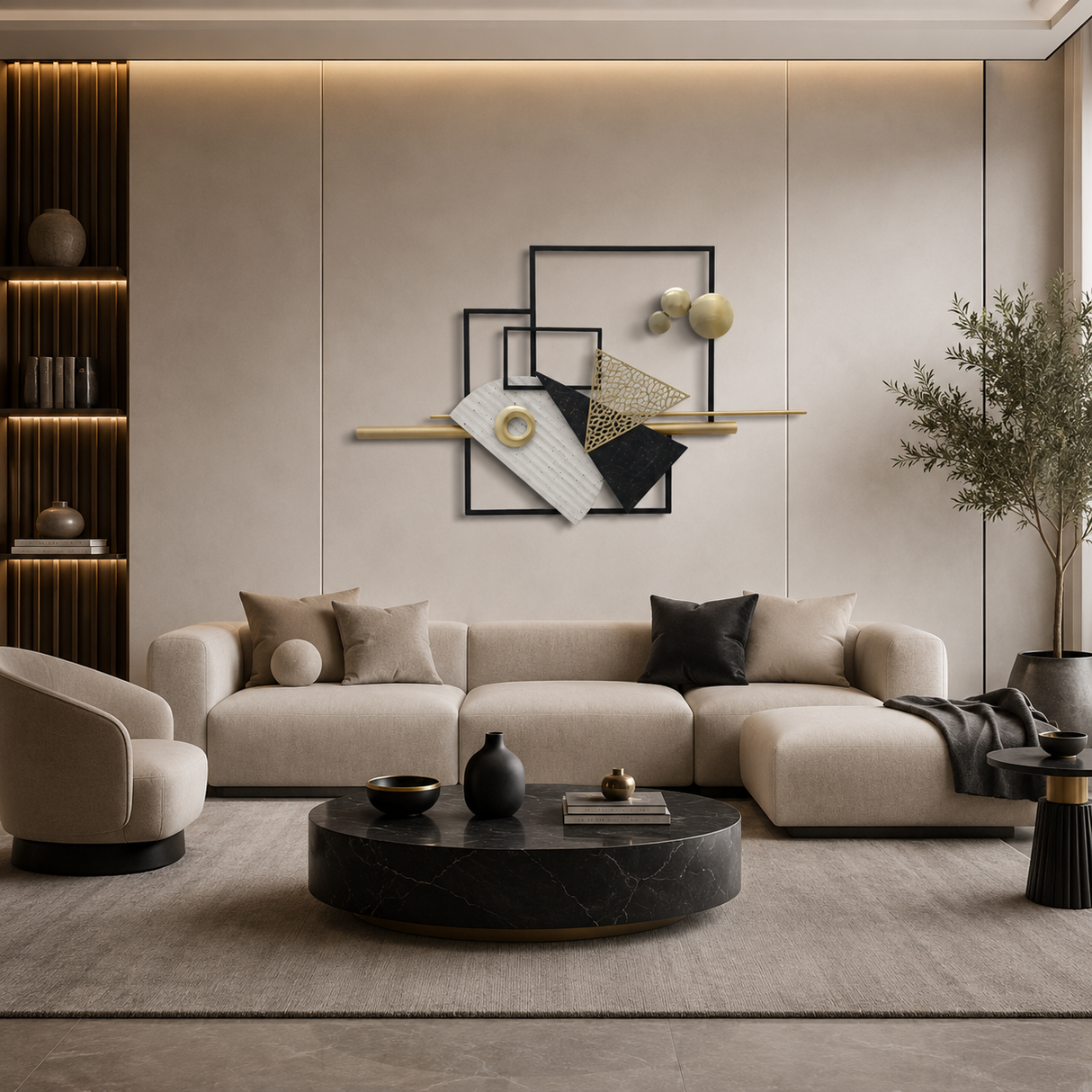 25SMA0195''Metal Wall Decor