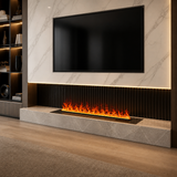 YK-305'' Smart Water Vapor Fireplace-Built in Electric Smokless Fire