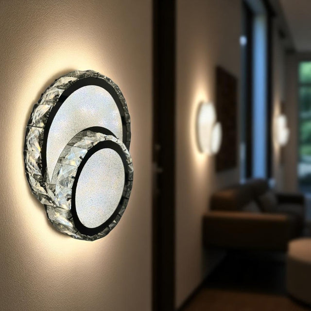 9906 Led Wall Light, Chrome Finish - JassourCo.