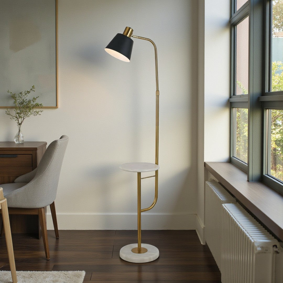 ML6139'' Floor Lamp, Gold Finish
