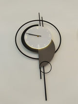 2618'' Led Light Wall clock, Black Finish