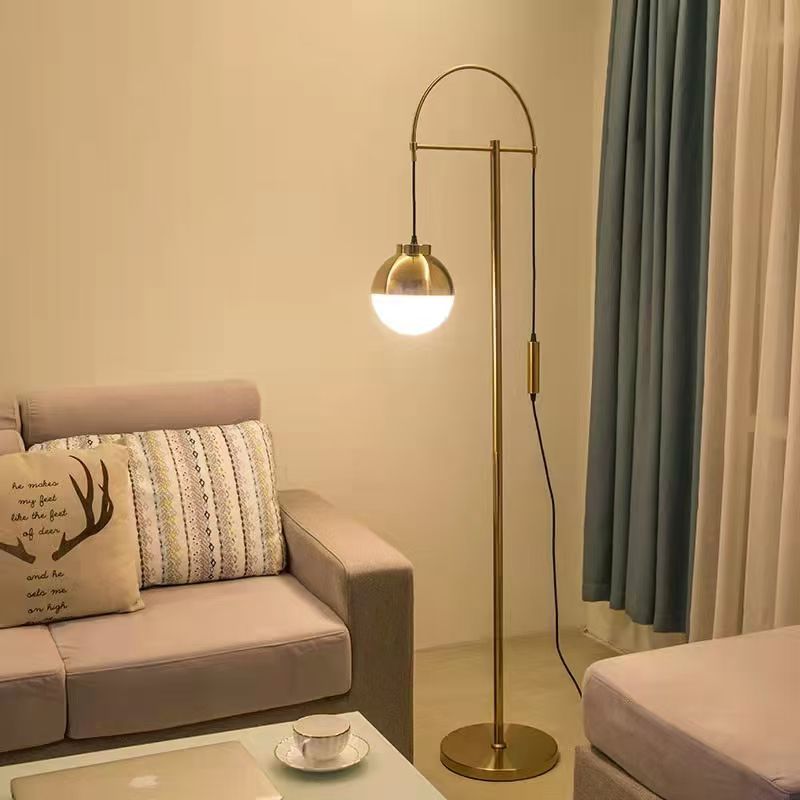ML-559'' Floor Lamp, Gold Finish - JassourCo.