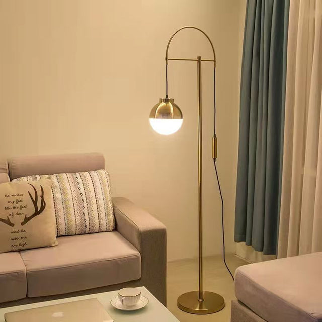 ML-559'' Floor Lamp, Gold Finish - JassourCo.