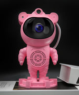 X2507'' Astronaut Galaxy Projector, Pink Finish
