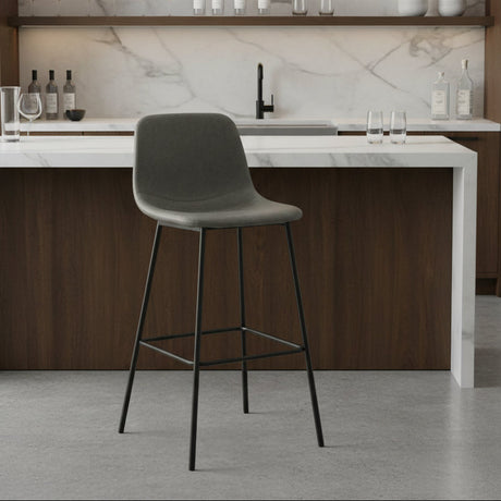 Stylish Faux Leather Bar Chair F19 - JassourCo.