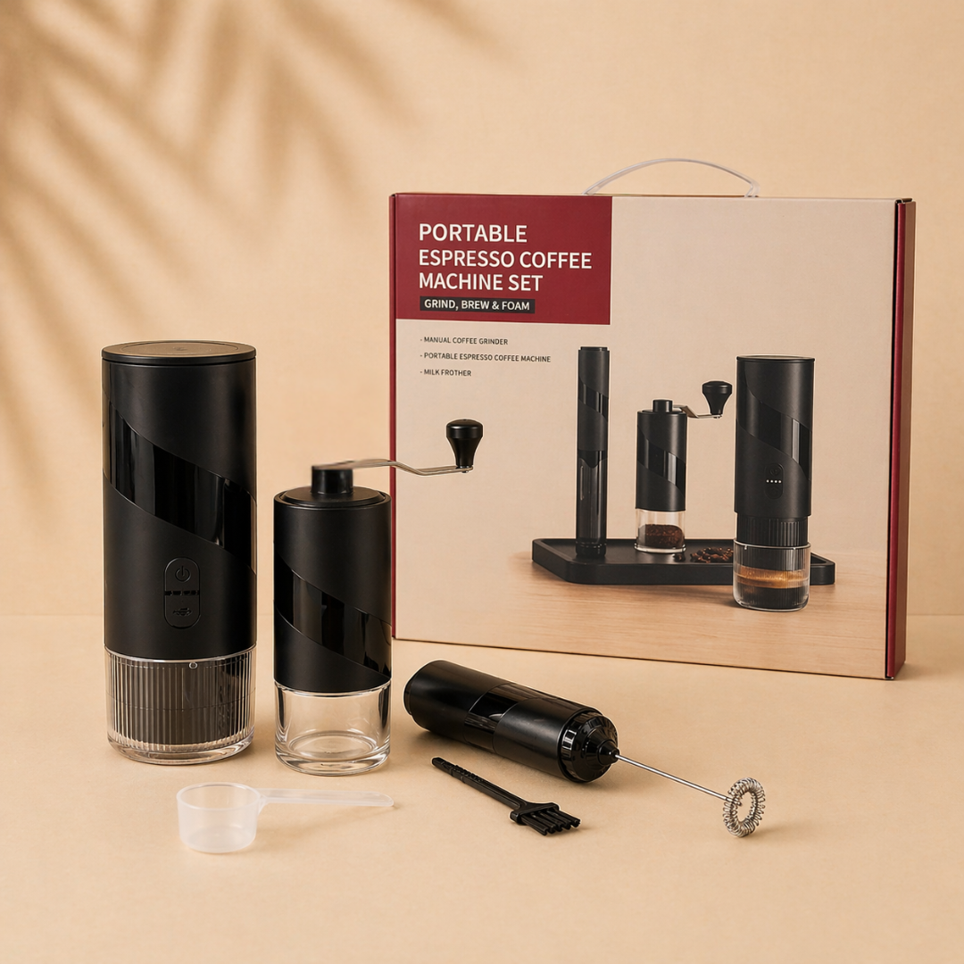 KGS-KFJ-1S S1201c1 Portable Espresso Coffee Machine Set