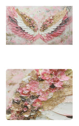 V001407XXXX0701XXX'' Jewelled Framed Art, Pink Finish (100 × 70 cm) - JassourCo.