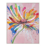 V001437FN1010404XXX''Jewelled Framed Art, Pink Finish (40 × 50 cm) - JassourCo.