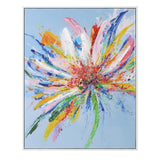 V001438FN1010404XXX''Jewelled Framed Art, blue Finish (40 × 50 cm) - JassourCo.