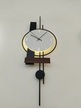 2611'' Led Light Wall clock, Black Finish