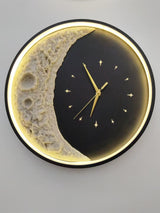 6221'' Moonlight LED Clock, Black Finish
