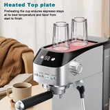 HC1103MD'' Coffee Machine, Silver Finish