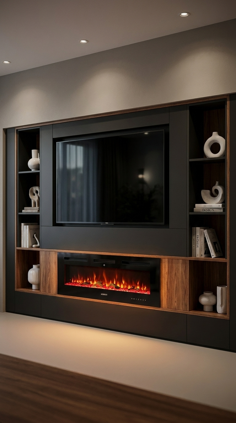 Electric fireplace CSF-B50/127cm