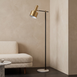 ML-561 Floor Lamp, Gold & Black Finish, 160x28cm - JassourCo.