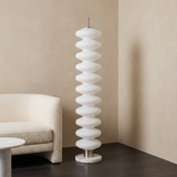 ML-5186 WH'' Led Floor Lamp, White & Silver Finish, 160x25cm