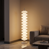 ML-5186 WH'' Led Floor Lamp, White & Silver Finish, 160x25cm