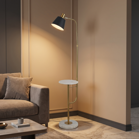ML6139 Floor Lamp, Gold Finish, 160x30cm - JassourCo.