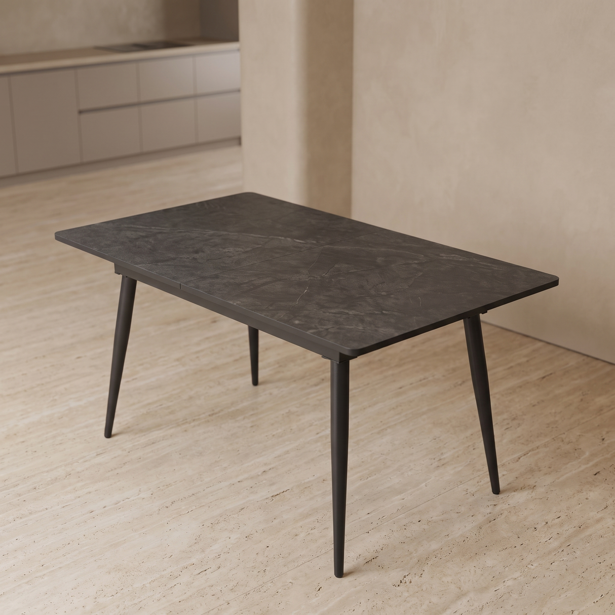 DTOG2503'' Extendable Dining Table, 120x80cm to 155x80cm