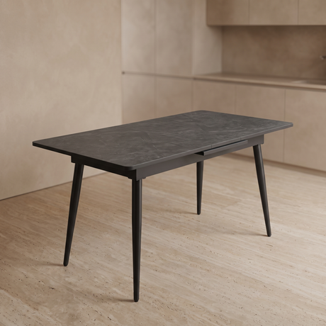 DTOG2503 Extendable Dining Table, 120x80cm to 155x80cm - view 2 - JassourCo.